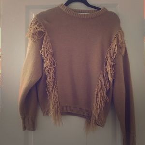 Kittenish Fringe Sweater